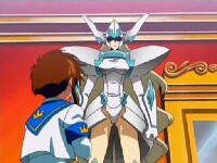 Misaki und eine Athena-Statue