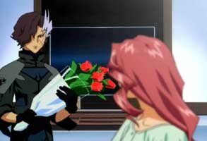 Ryu bringt Guinevere Blumen