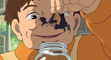 JASMS Anime - Haru steckt Homily ins Glas