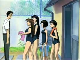 Kimura beim Schwimmunterricht