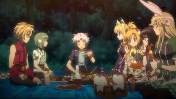 beim Picknick