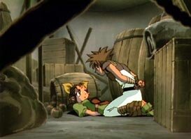 Elisiss und Yorun in Gefangenschaft