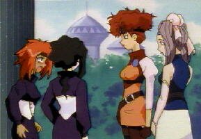 Shayla, Afura, Crana und Miz