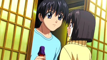 Kouta bekommt von Mayu seinen Schirm zur�ck