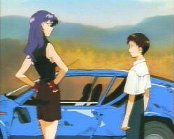 Misato und Shinji