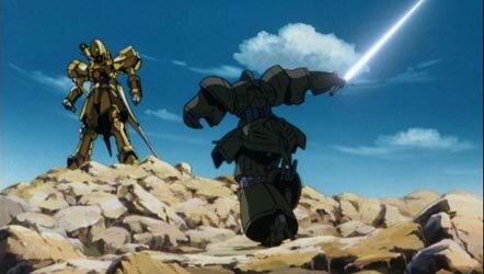 das finale Mecha-Duell