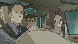 Kyo im Wagen ihres Vaters