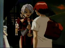 Sara, May und Kazuya