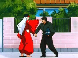 Inuyasha haut einen R�uber um
