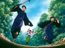 Hachi, Sango und Miroku