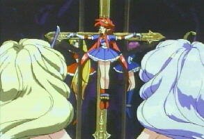 die Senshi am Kreuz