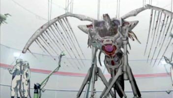 Der Unterteil des Aliens