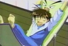 Tasuke beim Training