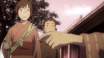 Saya und Kaji auf der Suche nach Sayas Mann