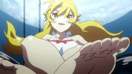 Shinobu und Koyomi unterwegs zum Endkampf