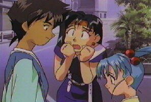 Makoto, Sasami und Kiyone