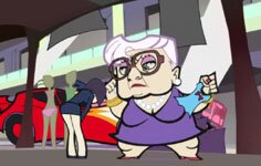 JASMS Anime - sich beschwerende Frau